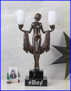 Table lamp Art Deco desk lamp nude lighting in the style of the 1920s naked lady