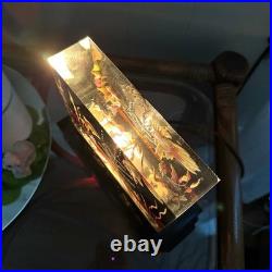 Thompson Plasticraft Art Deco Lucite Aquarium Fish Accent Lamp TV Lamp MCM
