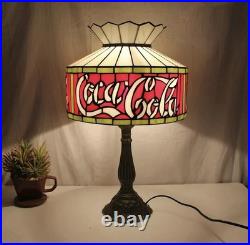 Tiffany Style Desk Lamp Warm Atmosphere & Art Deco Coca Cola
