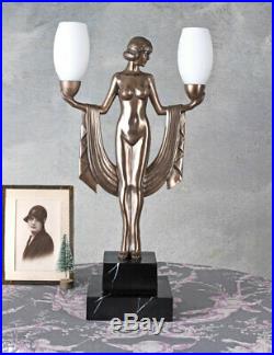 Tischlampe Frauenakt Lampe Art Deco Tischleuchte 20er Jahre Leuchte Dekolampe