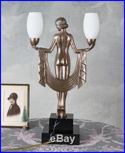 Tischlampe Frauenakt Lampe Art Deco Tischleuchte 20er Jahre Leuchte Dekolampe