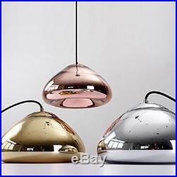 Tom Dixon Glass Bowl Pendant Light Mirror Glass Plated Art Deco Pendant Lamp