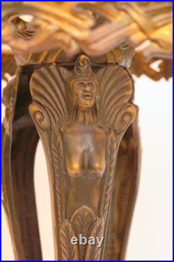 Unique Art Deco Design Table Lamp NEW TRINITY Brass Lamp Rare