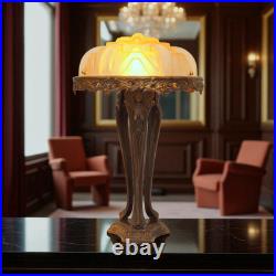 Unique Art Deco Design Table Lamp NEW TRINITY Brass Lamp Rare