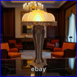 Unique Art Deco Design Table Lamp NEW TRINITY Brass Lamp Rare