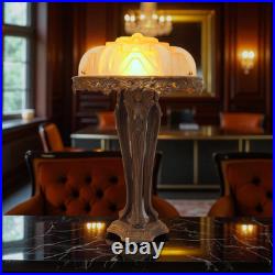 Unique Art Deco Design Table Lamp NEW TRINITY Brass Lamp Rare