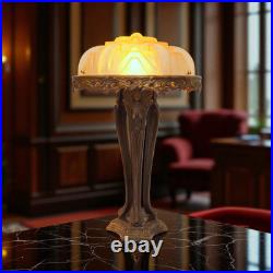 Unique Art Deco Design Table Lamp NEW TRINITY Brass Lamp Rare
