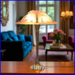 Unique Art Deco Lamp Roses Kiss Light Collector Brass Lamp Berlin