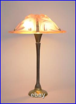 Unique Art Deco Lamp Roses Kiss Light Collector Brass Lamp Berlin