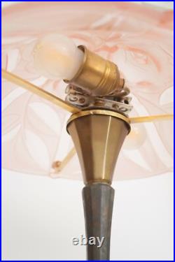 Unique Art Deco Lamp Roses Kiss Light Collector Brass Lamp Berlin