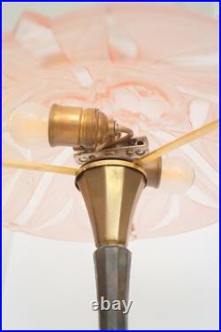 Unique Art Deco Lamp Roses Kiss Light Collector Brass Lamp Berlin