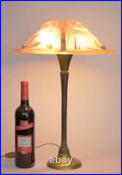 Unique Art Deco Lamp Roses Kiss Light Collector Brass Lamp Berlin