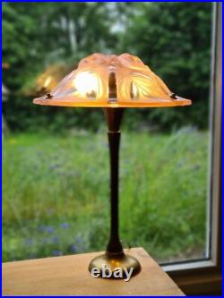 Unique Art Deco Lamp Roses Kiss Light Collector Brass Lamp Berlin