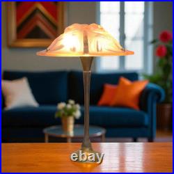 Unique Art Deco Lamp Roses Kiss Light Collector Brass Lamp Berlin