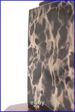 Unique Art Deco Table Lamp MOON SWIMMER One Of A Kind Bronze