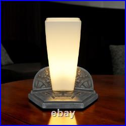 Unique Art Deco Table Lamp OBÉLISQUE INVERSÉ One Of A Kind Table Light Lamp