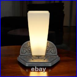 Unique Art Deco Table Lamp OBÉLISQUE INVERSÉ One Of A Kind Table Light Lamp
