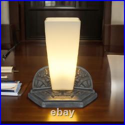 Unique Art Deco Table Lamp OBÉLISQUE INVERSÉ One Of A Kind Table Light Lamp
