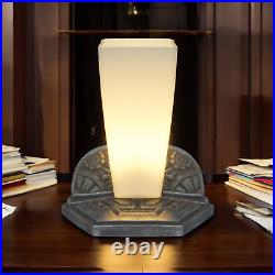 Unique Art Deco Table Lamp OBÉLISQUE INVERSÉ One Of A Kind Table Light Lamp
