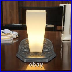 Unique Art Deco Table Lamp OBÉLISQUE INVERSÉ One Of A Kind Table Light Lamp