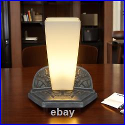 Unique Art Deco Table Lamp OBÉLISQUE INVERSÉ One Of A Kind Table Light Lamp