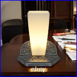 Unique Art Deco Table Lamp OBÉLISQUE INVERSÉ One Of A Kind Table Light Lamp