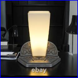 Unique Art Deco Table Lamp OBÉLISQUE INVERSÉ One Of A Kind Table Light Lamp