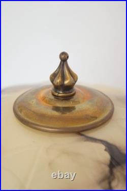 Unique Type Déco Art Nouveau Table Lamp Bradford City Unique Brass