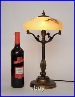 Unique Type Déco Art Nouveau Table Lamp Bradford City Unique Brass