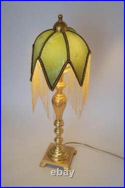 Unique Type Déco Art Nouveau Table Lamp Stoke on Trent Unique Brass