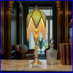 Unique Type Déco Art Nouveau Table Lamp Stoke on Trent Unique Brass