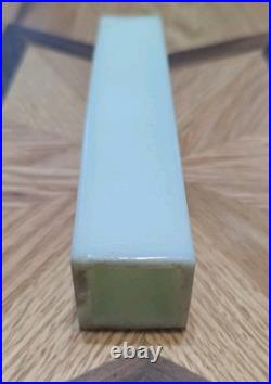 Uranium Glass Art Deco Styled Table Lamp Recently Refurbished