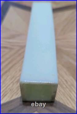 Uranium Glass Art Deco Styled Table Lamp Recently Refurbished