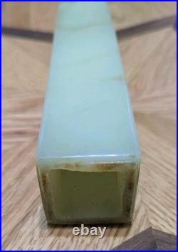 Uranium Glass Art Deco Table Lamp Recently Refurbished