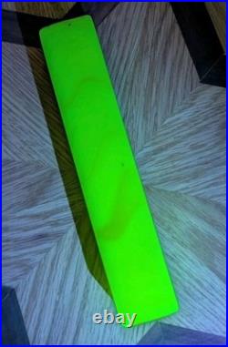 Uranium Glass Art Deco Table Lamp Recently Refurbished