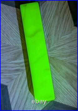 Uranium Glass Art Deco Table Lamp Recently Refurbished