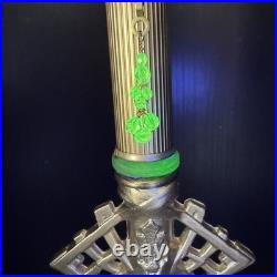 Uranium Glass Lamp Art Deco Style Vintage Custom Build