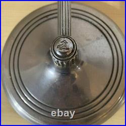 VINTAGE 1930'S CHASE CHROME Half Moon Curved DESK TABLE LAMP ART DECO VINTAGE 1930'S CHASE CHROME Half Moon Curved DESK TABLE LAMP ART DECO