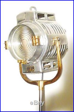 VINTAGE 1930s HOLLYWOOD FILM STUDIO SPOT LIGHT MOLE RICHARDSON 210 ART DECO LAMP