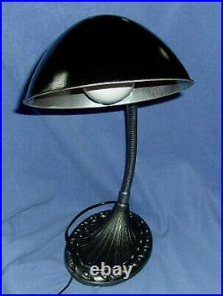 VINTAGE ALADDIN MFG. CO. ART DECO GOOSE NECK LAMP No. 50 REFURBISHED