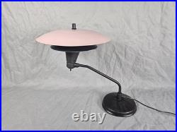 VINTAGE MCM MID CENTURY MODERN LAMP UFO FLYING SAUCER ART DECO DESK Specialty