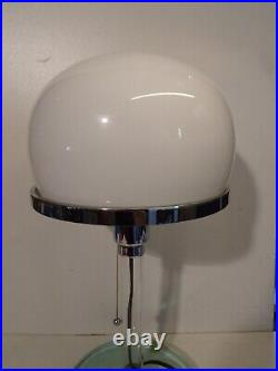 VINTAGE VALENTINO METALARTE TABLE LAMP WILHELM WAGENFELD BAUHAUS 1990s SPAIN