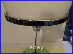 VINTAGE VALENTINO METALARTE TABLE LAMP WILHELM WAGENFELD BAUHAUS 1990s SPAIN