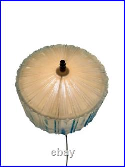 VTG 1930's Vintage Art Deco Frosted Glass Lamp Boudoir Table Lamp Skyscraper