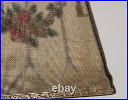 VTG 1930s Art Deco Metal Mesh Hexagon Hexagonal Shade For Bridge Lamp 8