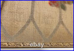 VTG 1930s Art Deco Metal Mesh Hexagon Hexagonal Shade For Bridge Lamp 8
