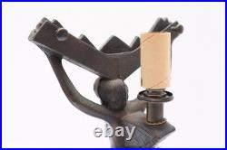 VTG Art Deco Figural Table lamp Nude Woman Dancing Lady Winged Victory Base