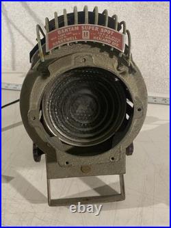 VTG Bantam Super Spot Theatre Studio Spotlight Art Deco Light Decor 500w Works