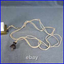 VTG Lenox Art Deco Lamp Female Bust Brass Base Glowing Face Geza de Vegh RARE