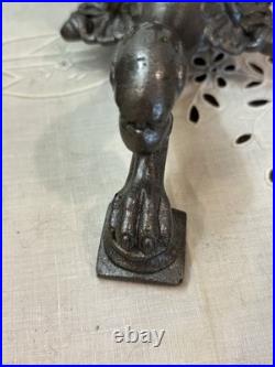 VTG Spelter Male Nude Telamon Figural Lamp Base Art Deco Revival 11.5 Unwired